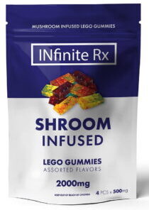 INfinite Rx Shroom Infused Block Gummies Edibles (2000mg)